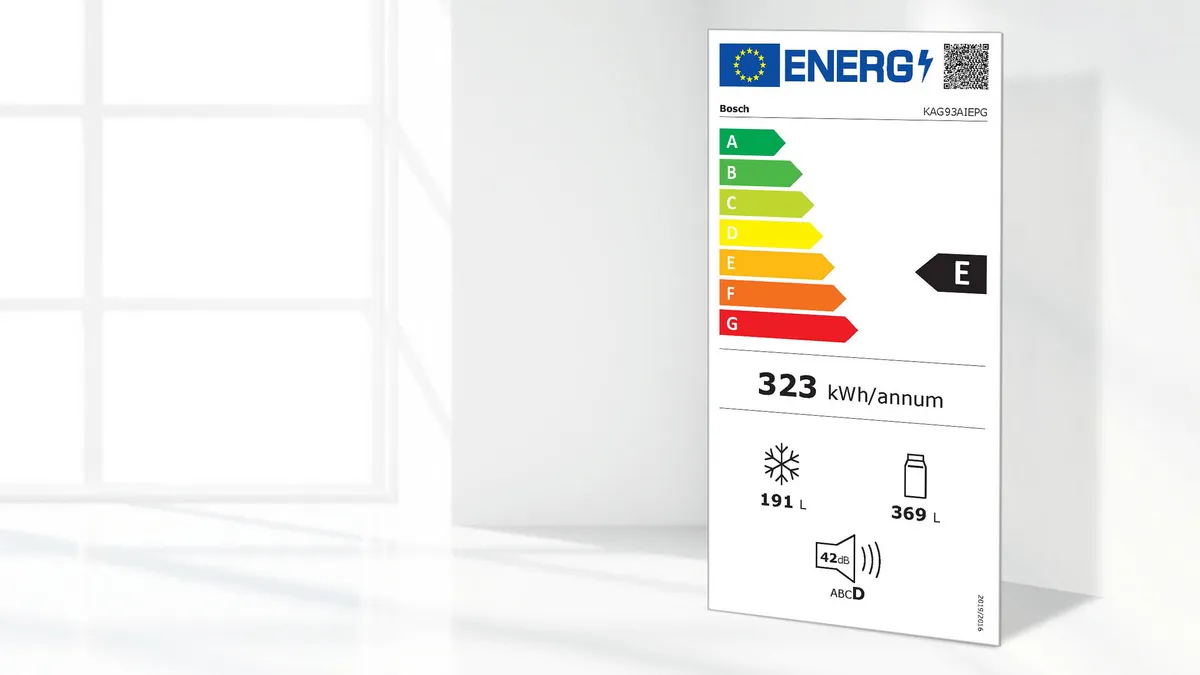 Energy efficiency of a major kitchen appliance like our American style fridges