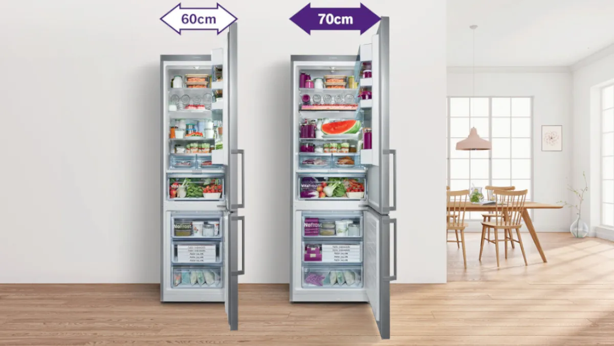 Bosch 70 og 60 cm kjøkkenapparat med avansert teknologi og design.
