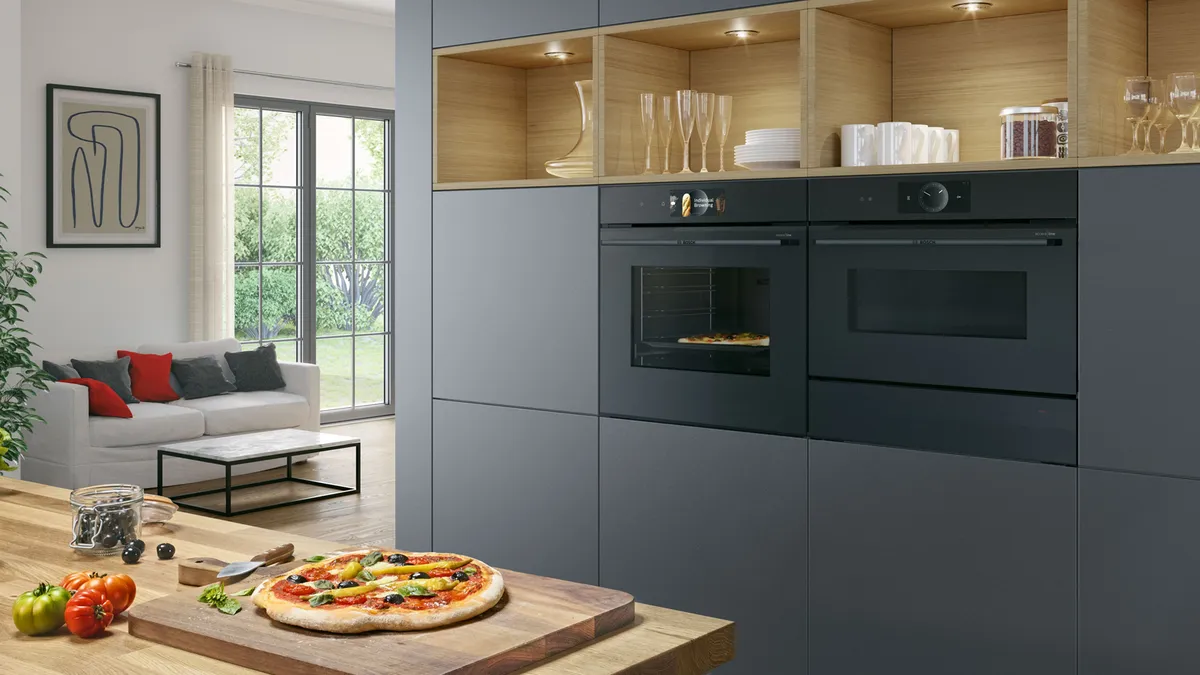 Bosch ovens in kitchen