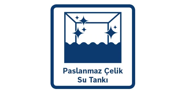 "PasLOW Çelik Su Tankı" ile Mavi kare simgesi (Sabah Çelik Su Tankı).