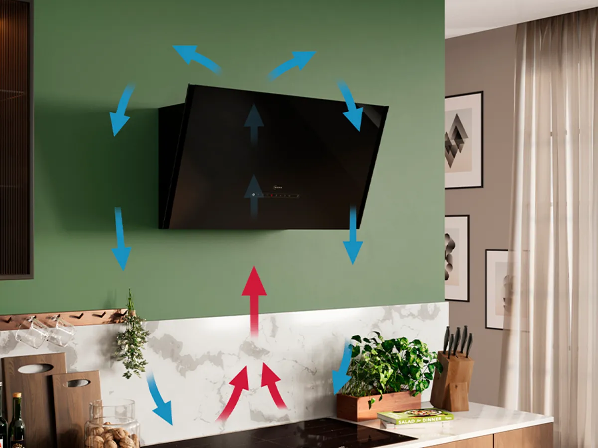 Schematic drawing of the direction steam is extracted and recirculated 