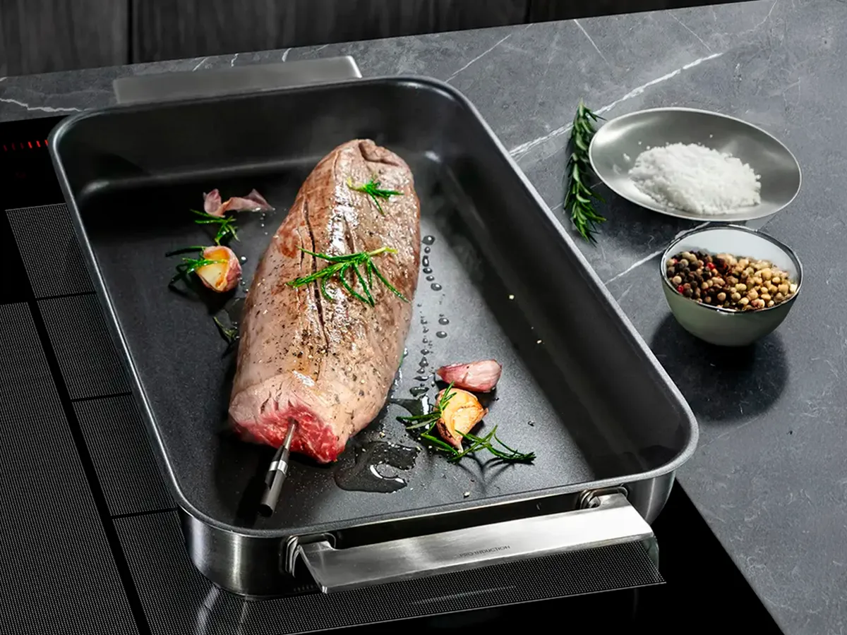 En rostbiff med den trådlösa roastingSensor.