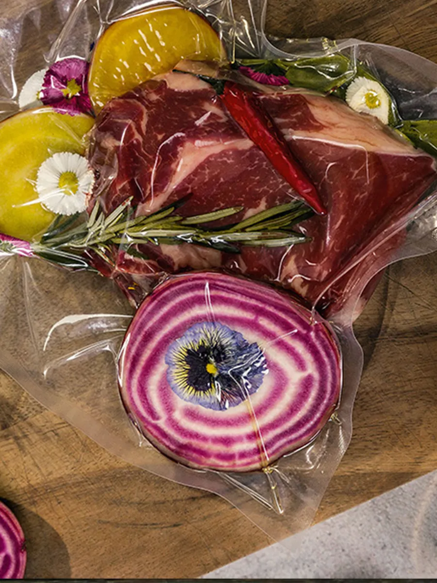 Entrecote with Flowers