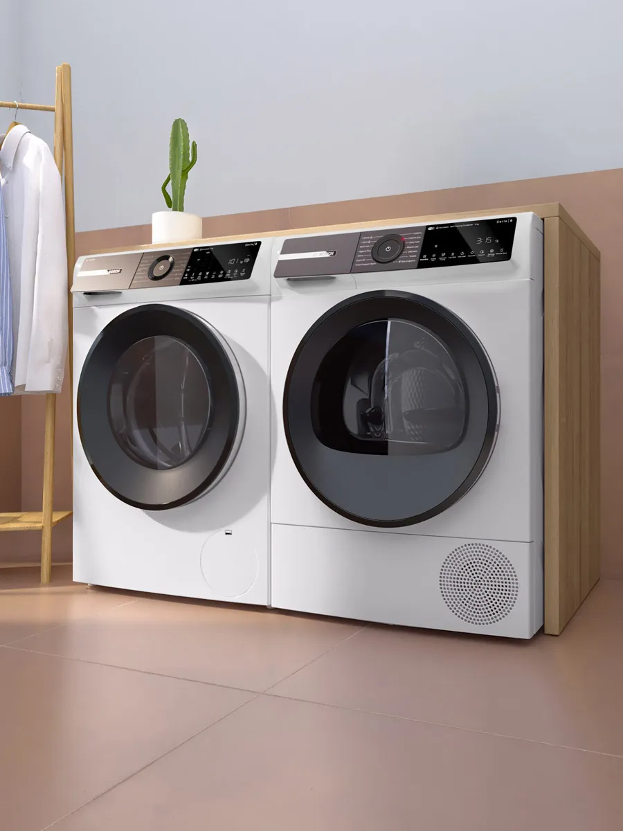 Washer and dryer