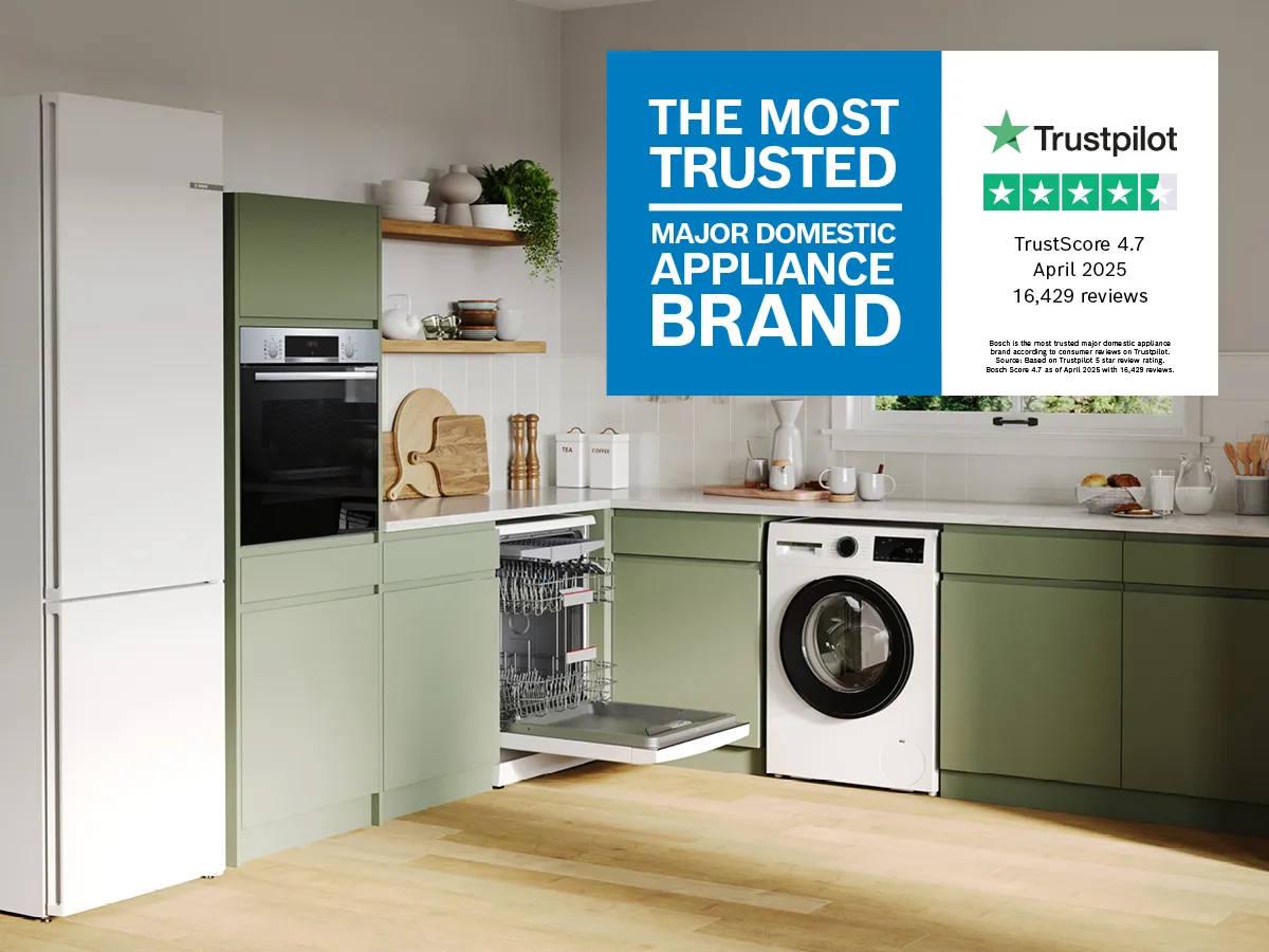 Logo of the most trusted appliance brand, symbolizing reliability and quality in home appliances.