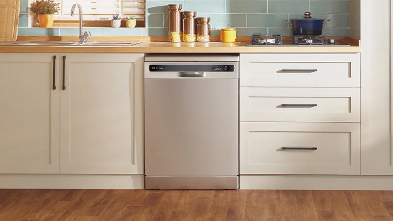 dishwasher in kitchen