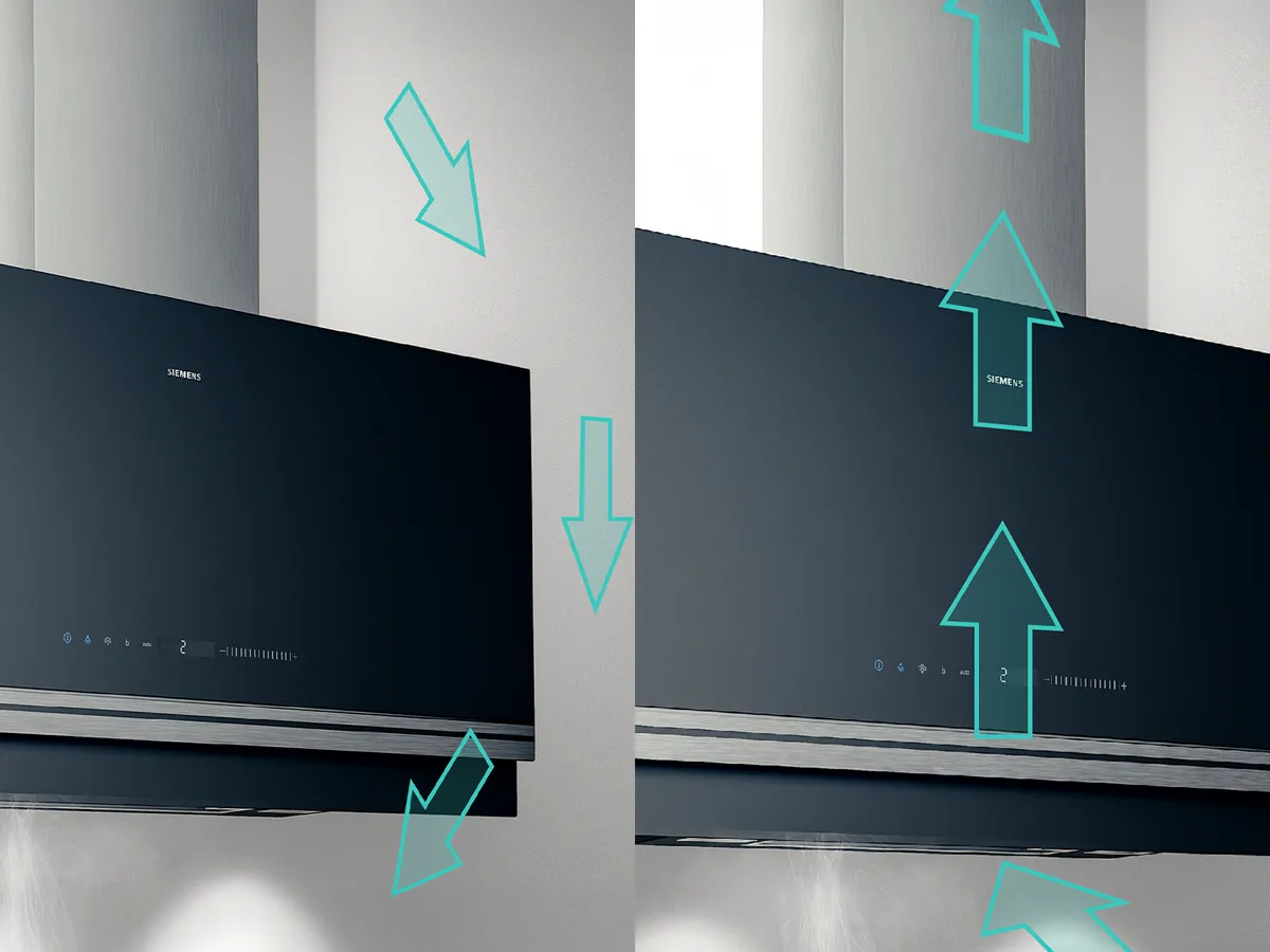 Hood installation options