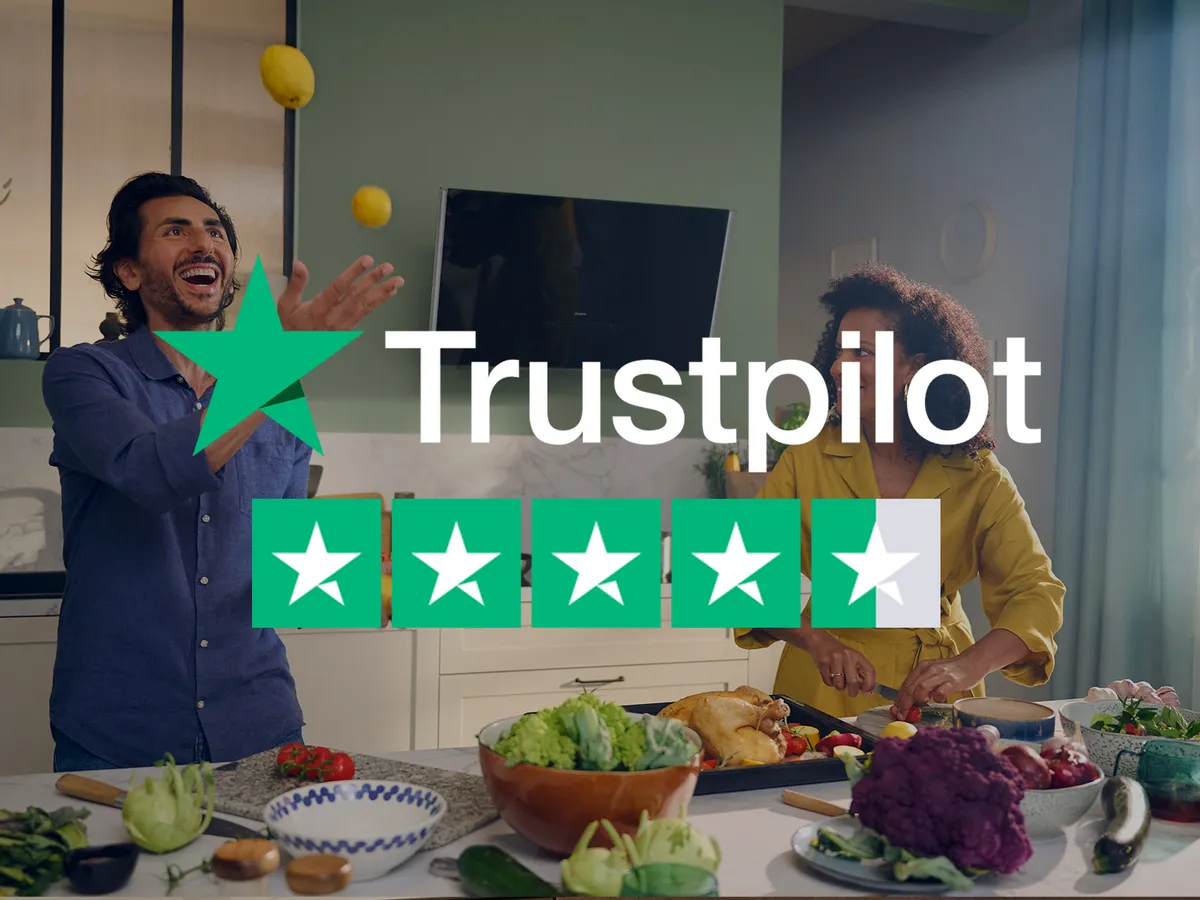 We're rated 'Excellent' on Trustpilot