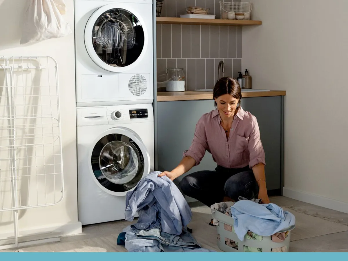 Constructa Trockner auf Waschmaschine