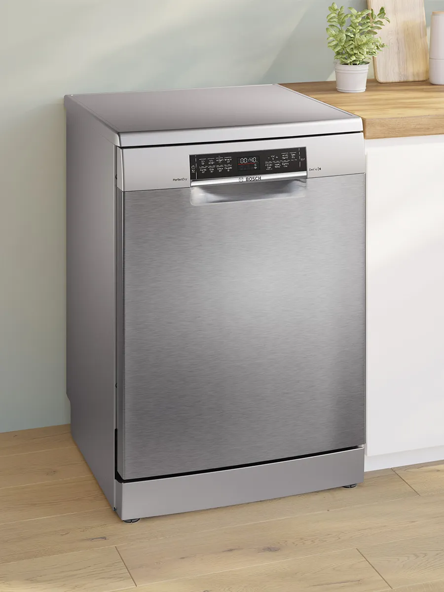 60cm width dishwasher next to kitchen counter