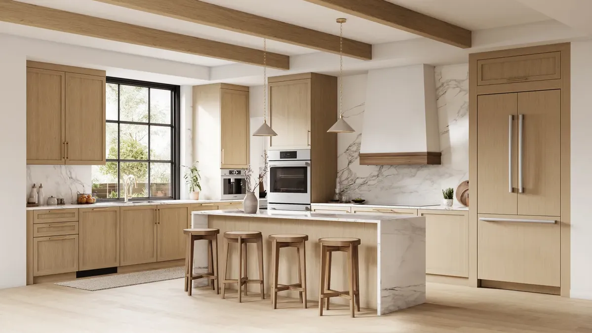 French door with custom panel