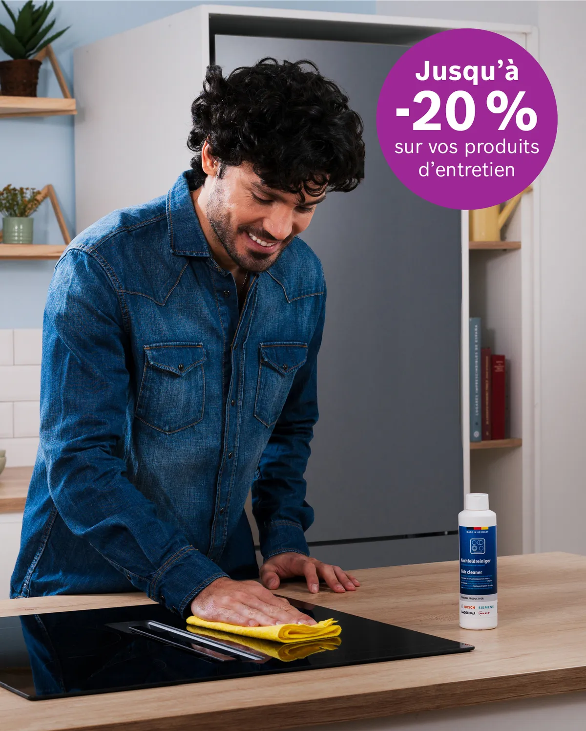 Économisez sur vos produits d'entretien : 10 % de remise dès 1 produit, 15 % dès 39 € et 20 % dès 59 € d'achats.