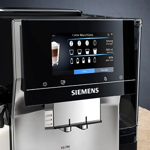 Fully automatic coffee machine EQ700 integral Inox silver metallic TQ703GB7 TQ703GB7-17