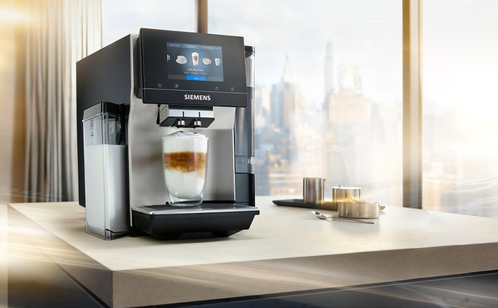 Fully automatic coffee machine EQ700 integral Inox silver metallic TQ703GB7 TQ703GB7-19