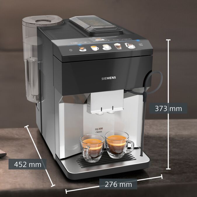 Kaffeevollautomat EQ500 classic Inox silver metallic TP505D01 TP505D01-10