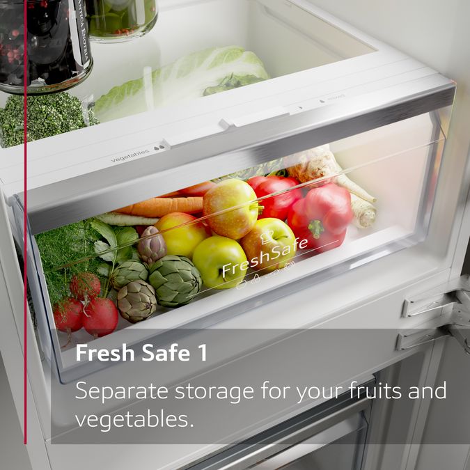 N 50 Built-in fridge-freezer with freezer at bottom 193.5 x 69.1 cm sliding hinge KB7962SE0 KB7962SE0-6