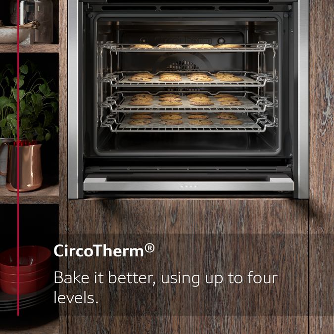N 70 Built-in oven with added steam function 60 x 60 cm Stainless steel B57VR22N0B B57VR22N0B-9