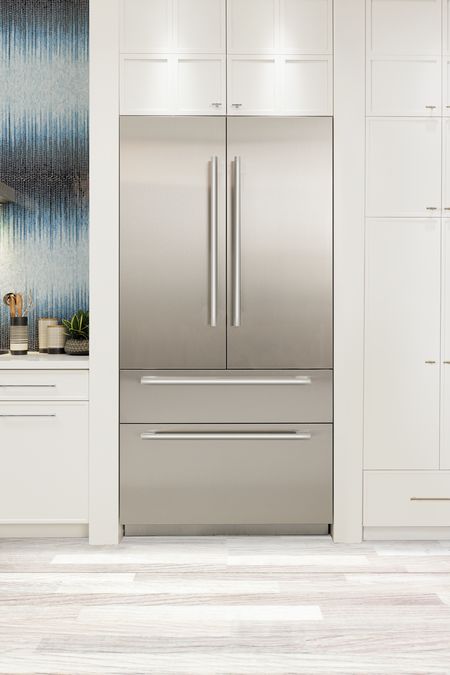 Freedom® Réfrigérateur combiné intégrable à portes françaises avec congélateur en bas  Masterpiece® Inox T42BT110NS T42BT110NS-15
