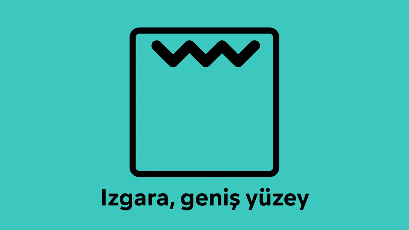 Siemens fırın geniş yüzey ızgara modu