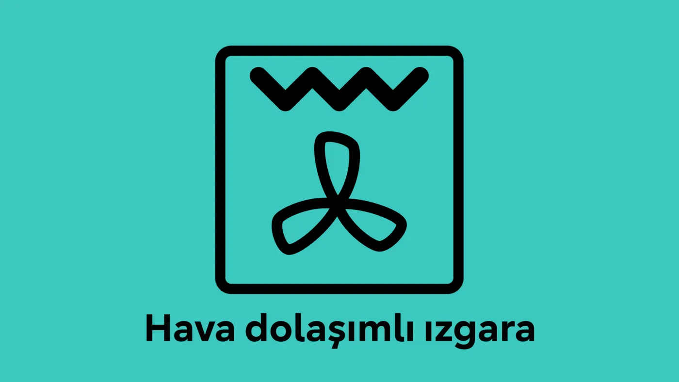 Siemens fırın sıcak hava dolaşımlı ızgara modu