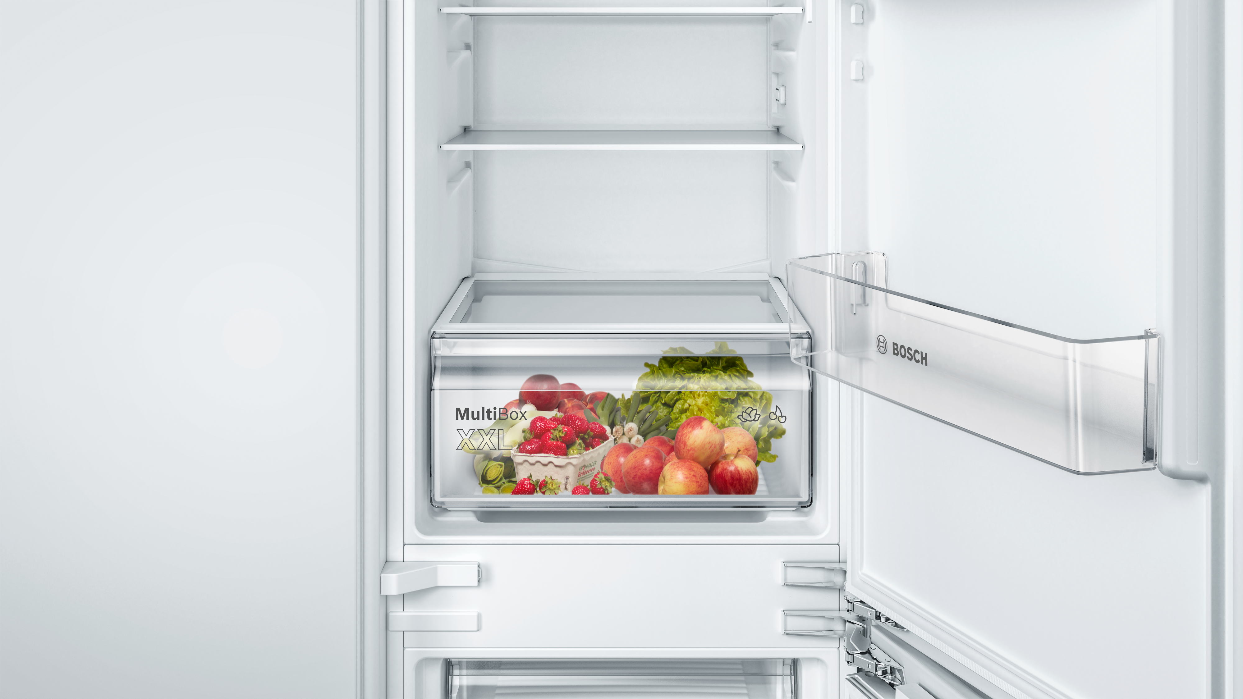 Produktbild von Bosch KIR81NSE0 Einbau-Kühlschrank Serie 2 – 310 L, Made In Germany, Leise & Mit Multi Box XXL