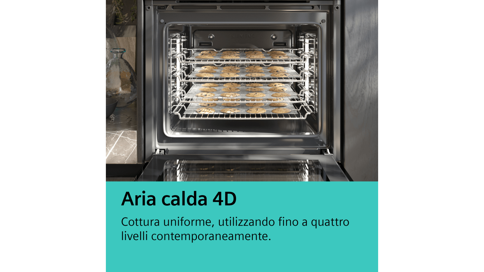 SIEMENS - HM676GBS1C - Forno da incasso con funzione microonde