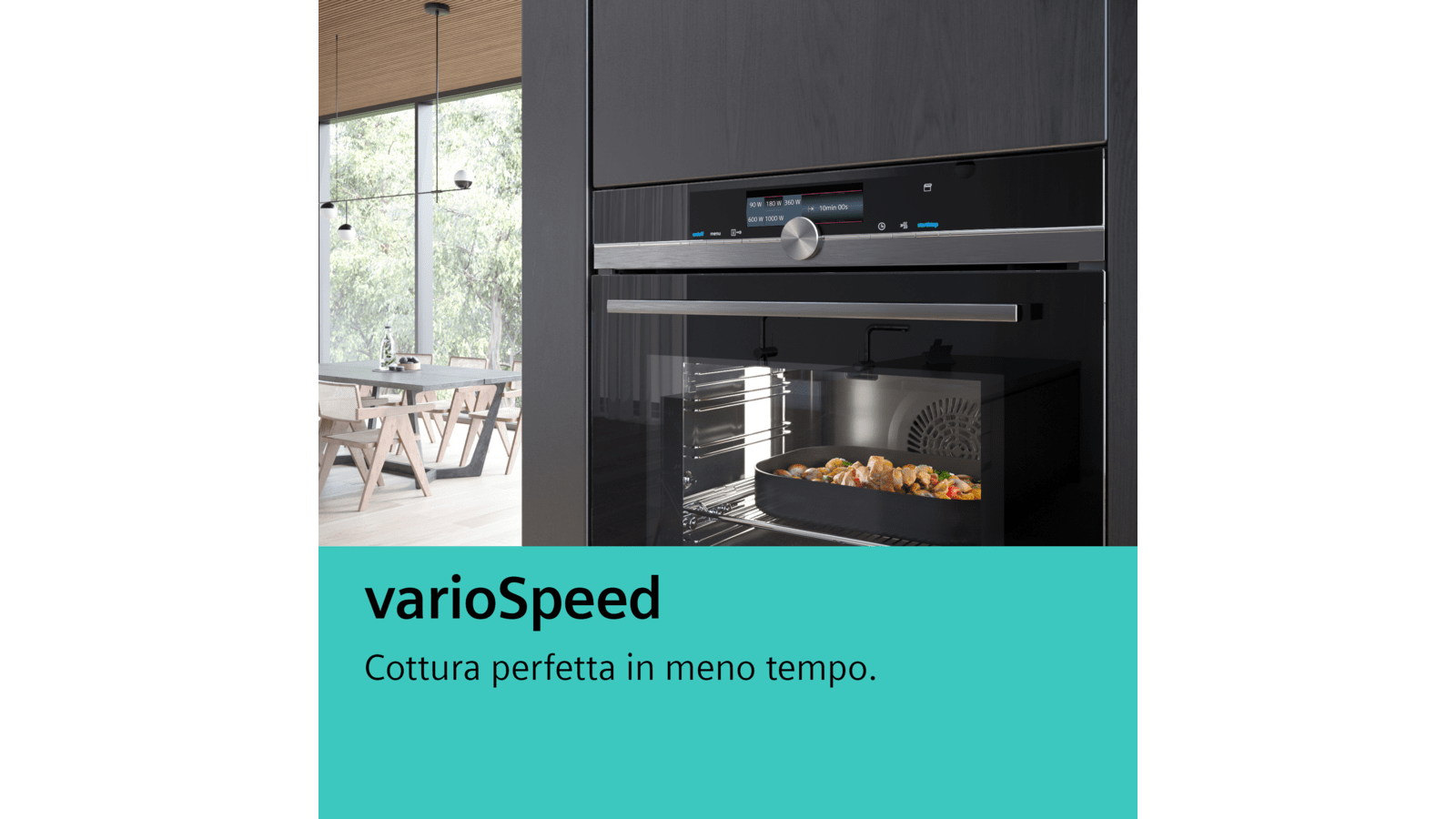 SIEMENS - HN678G4S6 - Forno con vapore combinato con microonde da incasso