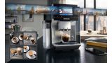 Fully automatic coffee machine EQ700 integral Inox silver metallic TQ703GB7 TQ703GB7-21