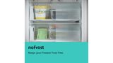 iQ500 Built-in fridge-freezer with freezer at bottom 177.2 x 55.8 cm soft close flat hinge KI86NHD30 KI86NHD30-5