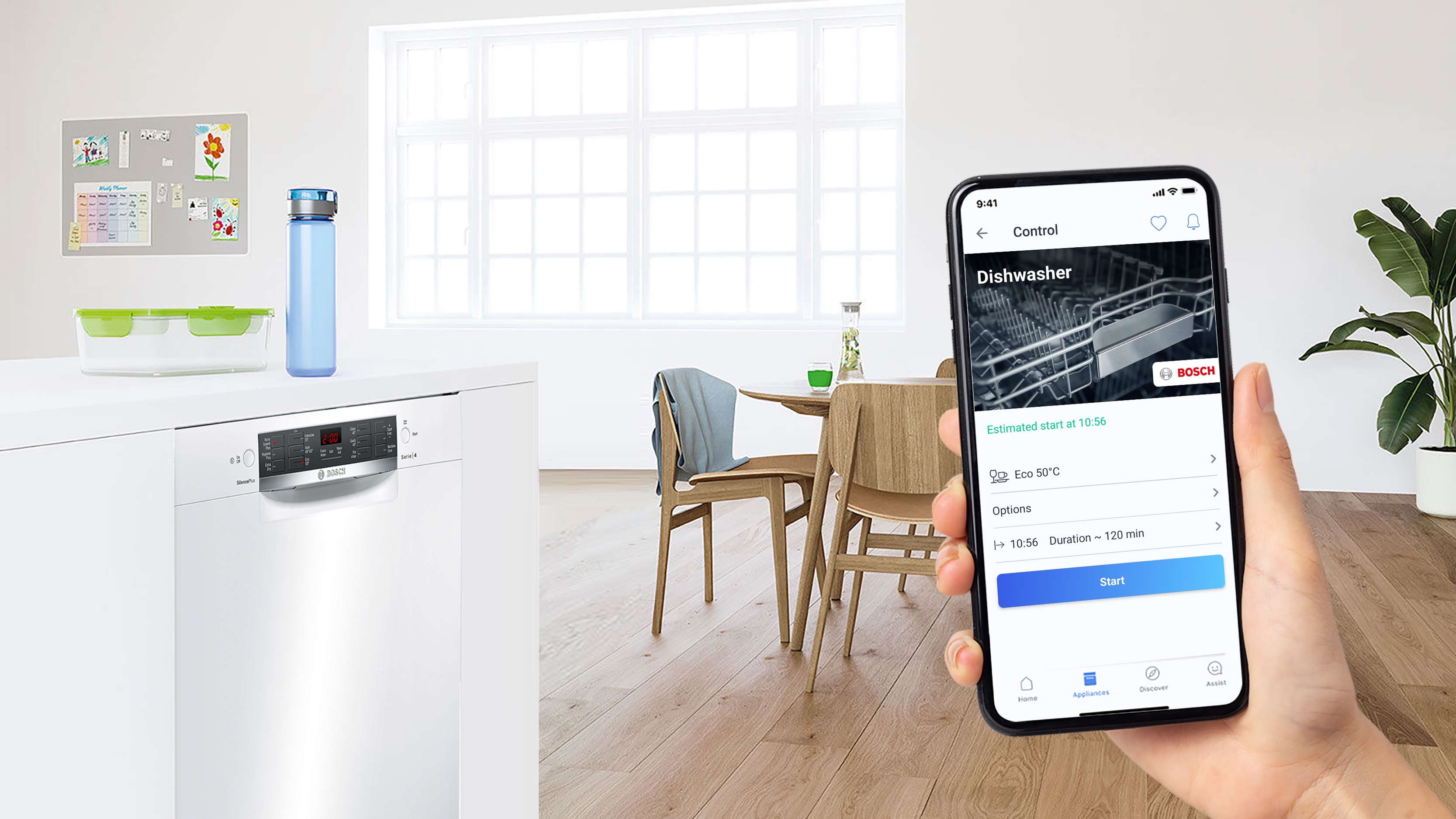 Bosch dishwasher best sale home connect