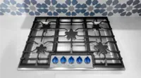 thermador blue knob accessory 30 inch masterpiece gas cooktop