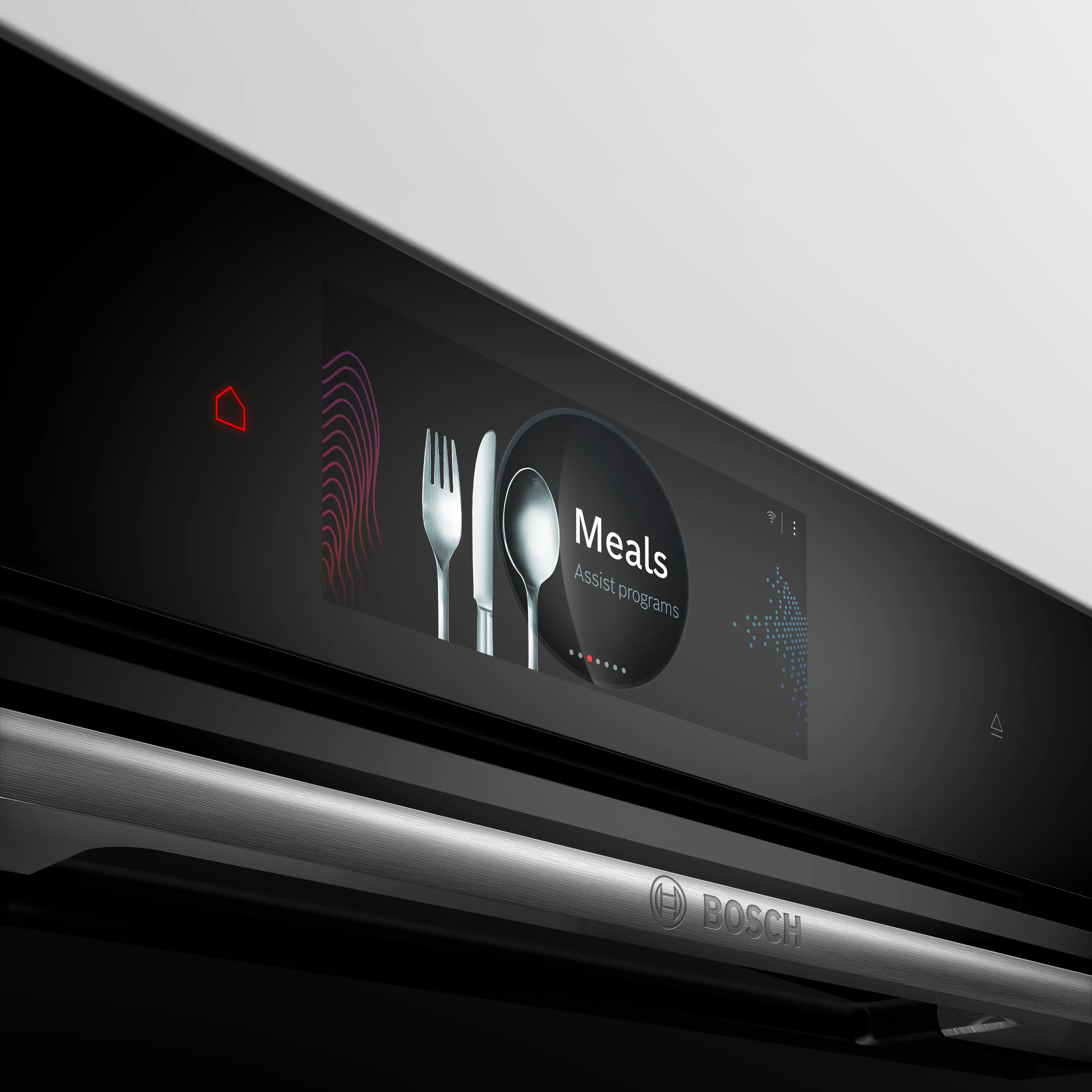 Black built-in Bosch oven HBG7721B1