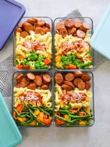 Sausage and Pasta Meal Prep