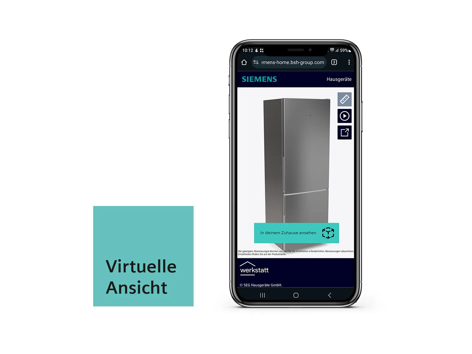 Virtuelle Produktansicht Bild