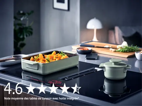 Image Nos tables de cuisson avec hotte intégrée, acclamés par ses utilisateurs !