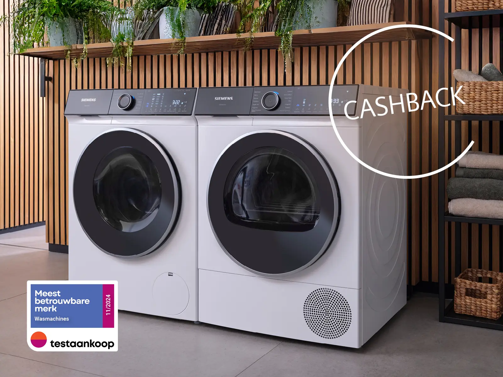 Tot €300 cashback