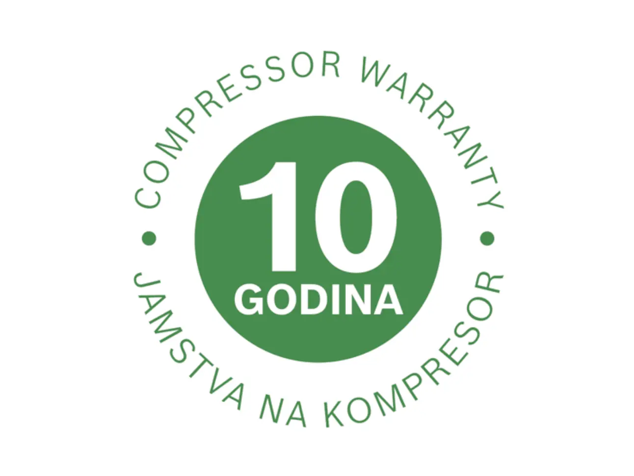 Desetgodišnje jamstvo na kompresor. slika