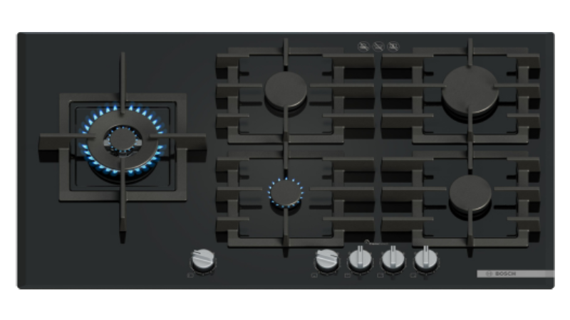 Gas cooktops 90 cm
