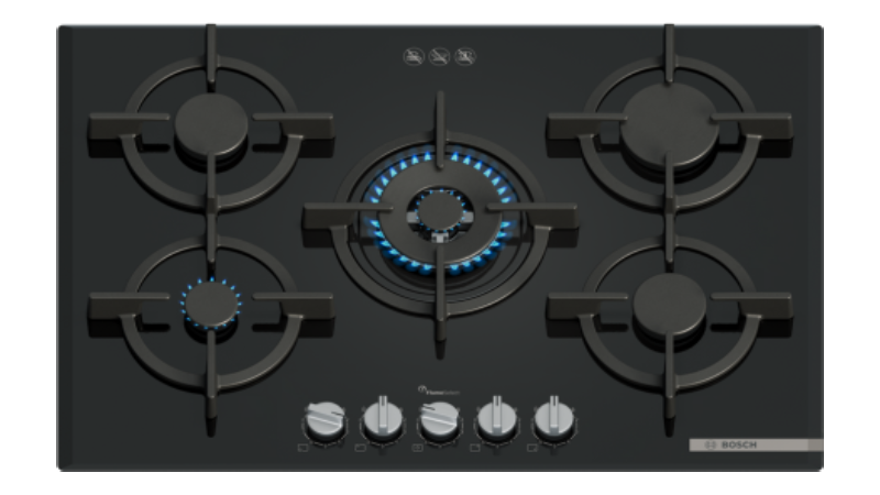 Gas cooktops 75 cm