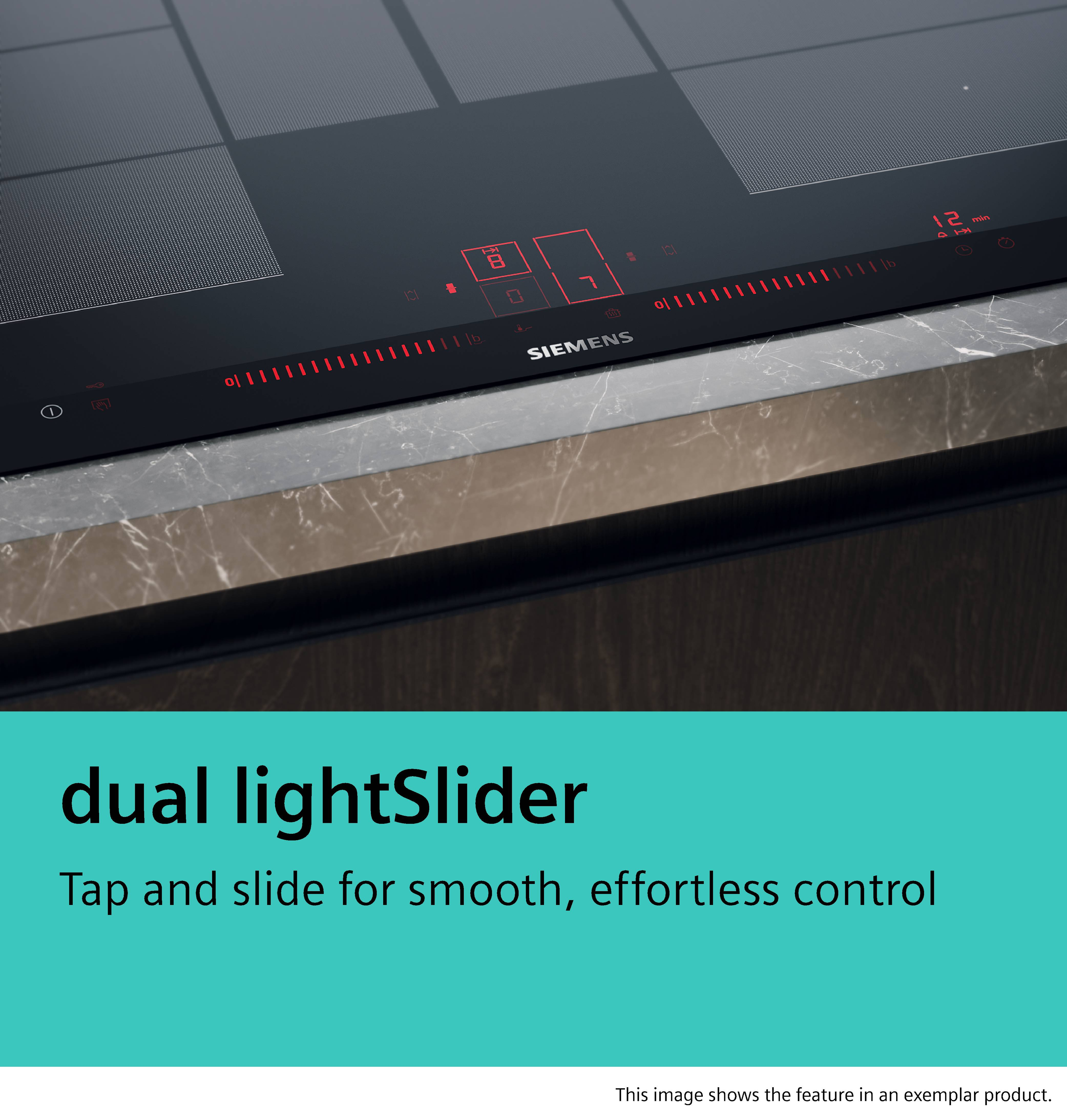EX875LX34E Induction hob with integrated ventilation system