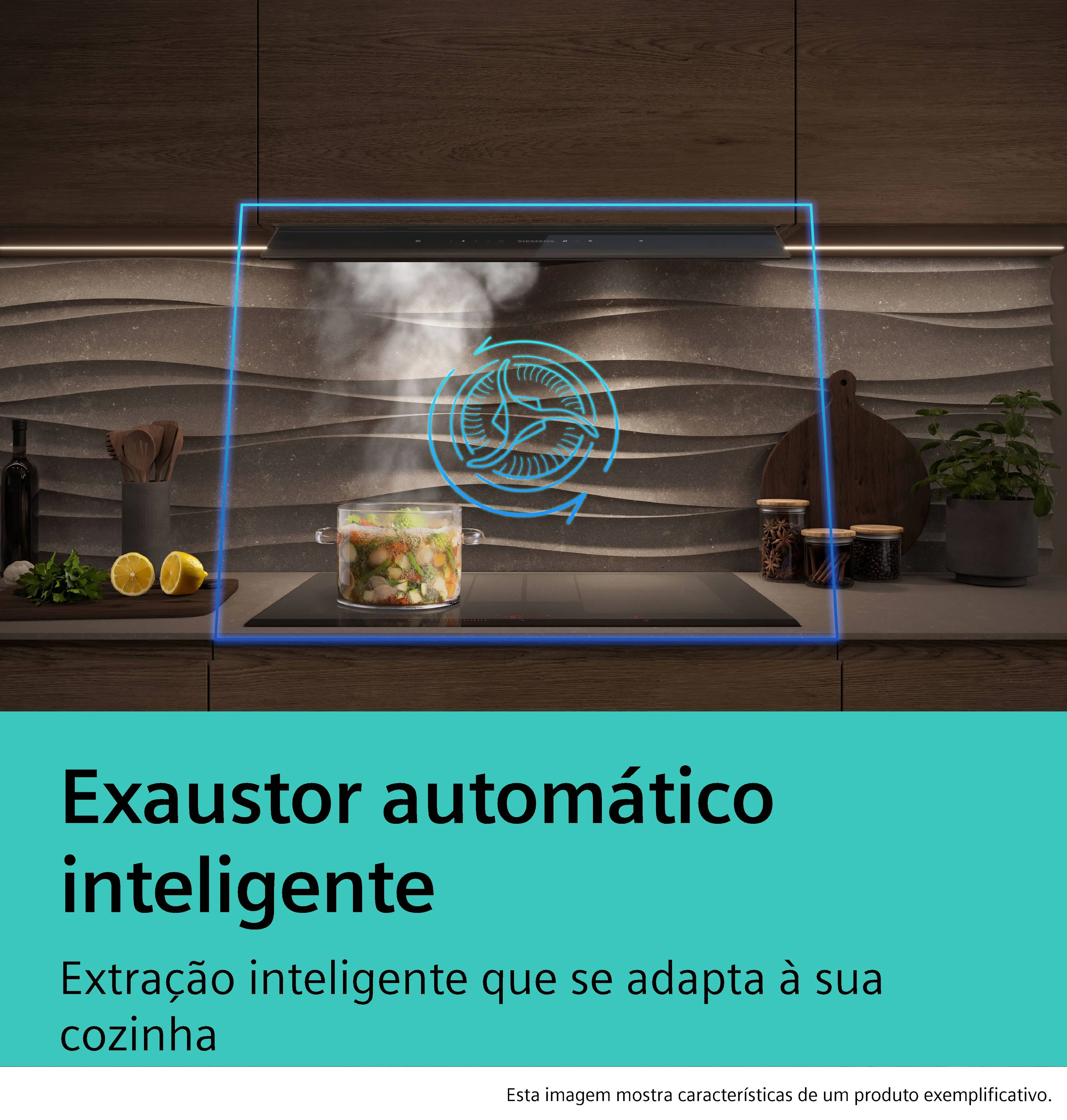 LJ97BDP60 Chaminé com design integrado | SIEMENS PT