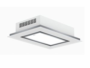 Integrated ceiling hoods