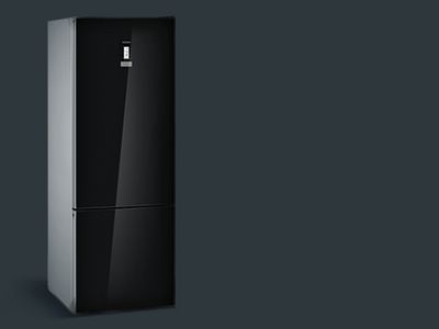 Les réfrigérateurs-congélateurs 70cm Siemens.