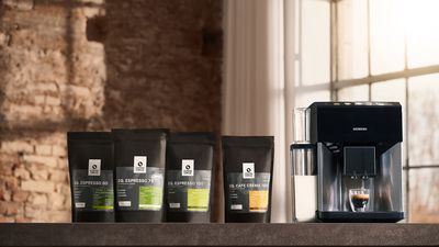 Siemens Coffeeworld - Coffee Circle-bonen en een volautomatische koffiemachine van Siemens