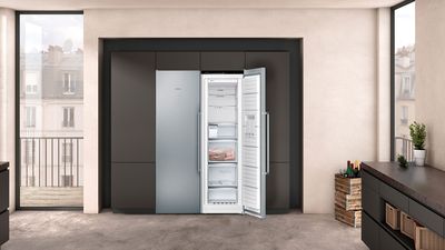 Congelador vertical integrable