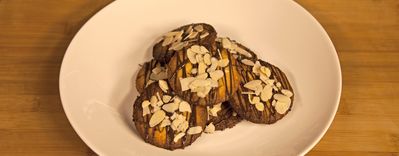 Biscotti di cioccolato amaro e mandorle