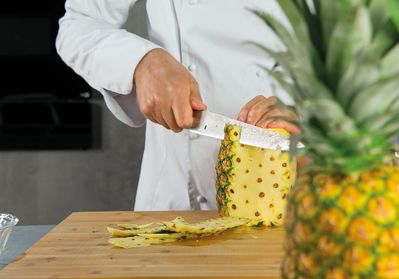 Calamaro con mostarda di ananas