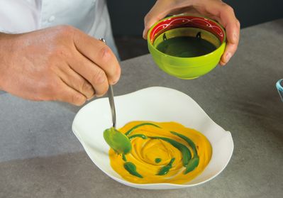 Crema di patate dolci e platano