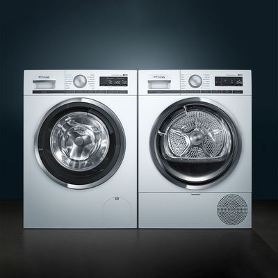 Washing machine and tumble dryer side by side