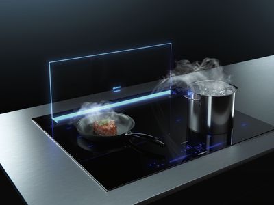 Aménagement de cuisine Siemens : glassdraftAir